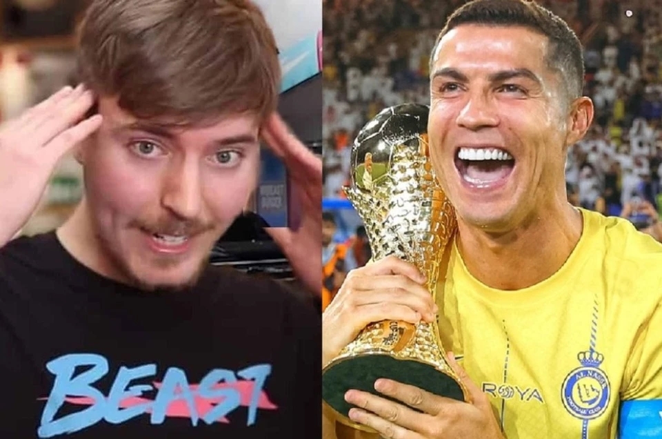 MrBeast, Ronaldo, YouTube