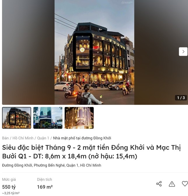 Giá đất đường Đồng Khởi, Đường đồng khởi, Giá đất