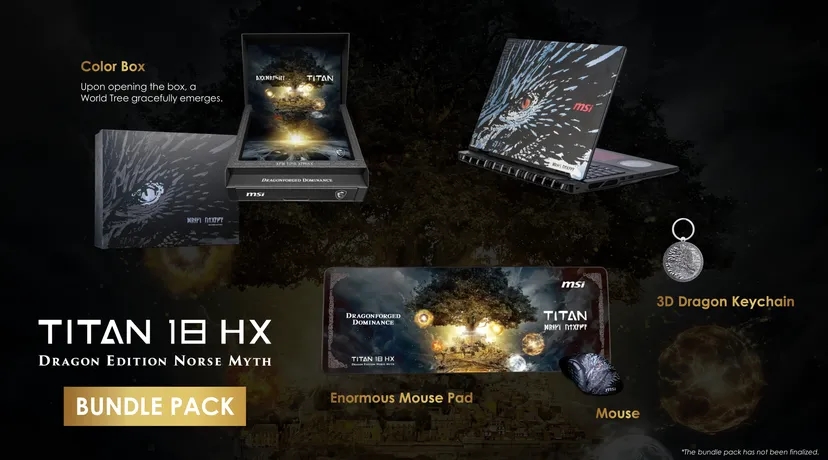 MSI Titan 18 HX Dragon Edition, Laptop chơi game MSI, Laptop với GPU Nvidia RTX 5090