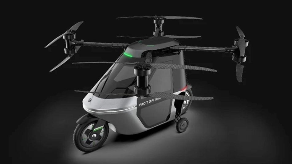 Xe máy bay skyrider x1, Skyrider x1 tốc độ 100 km/h, Xe máy bay cá nhân