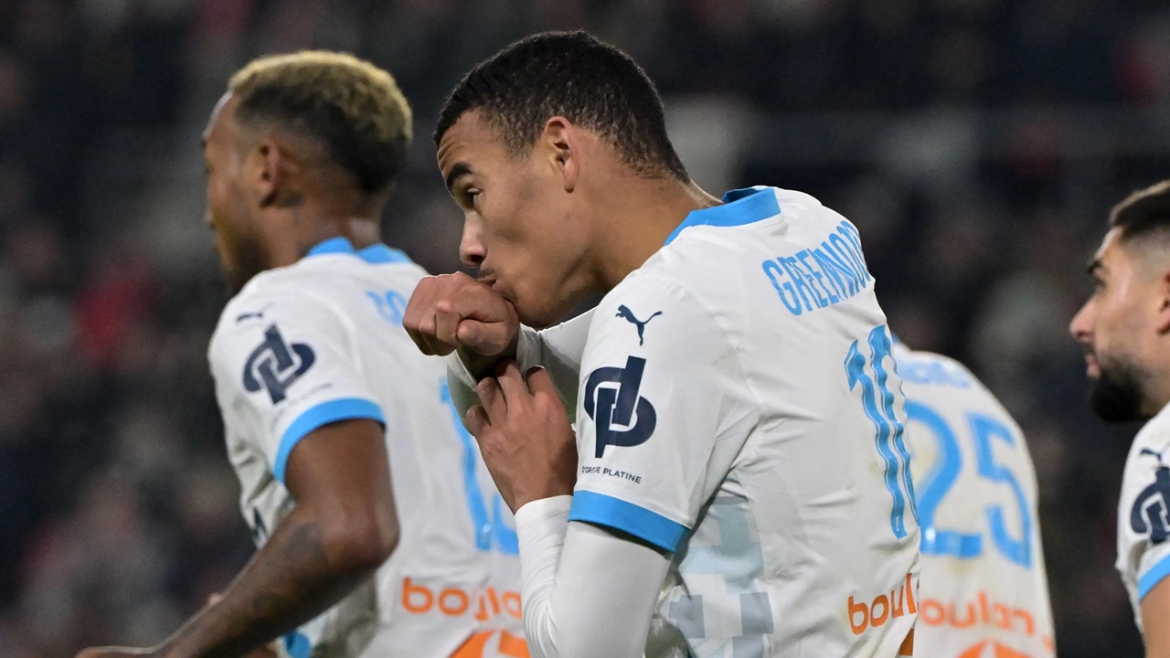 Greenwood thăng hoa, Marseille thắng Rennes 2-1, Ligue 1, Bàn thắng của Greenwood, Phong độ ấn tượng của Greenwood