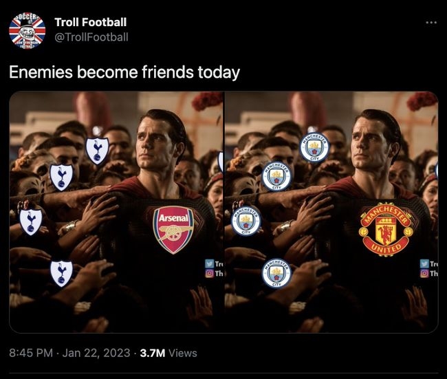 Top Meme Arsenal vs MU trước giờ bóng lăn, Meme Arsenal vs MU vui nhộn, Meme Arsenal vs MU FA Cup 2024/25, Khoảnh khắc hài hước Arsenal vs MU