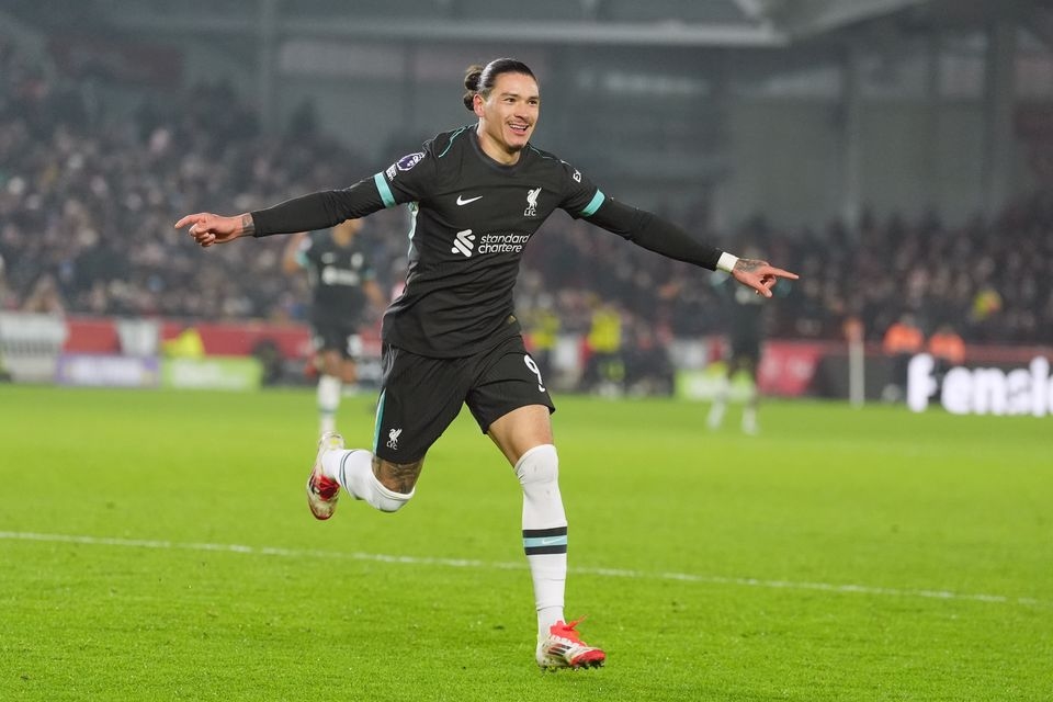 Darwin Nunez tỏa sáng, Liverpool vs Brentford, Chiến thắng 2-0 của Liverpool, Nunez lập cú đúp