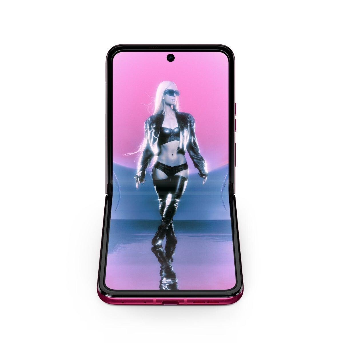 Motorola Razr Plus Paris Hilton, Razr Plus Paris Hilton Edition, Motorola Razr Plus màu hồng, Razr Plus phiên bản giới hạn, Điện thoại gập Motorola Razr Plus