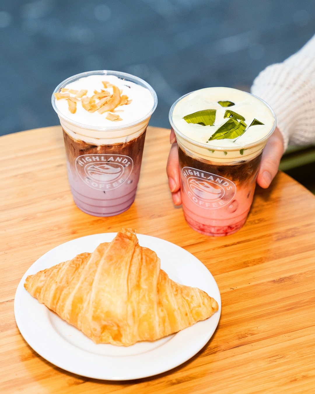 Phindi matcha dâu, Phindi dừa môn, Đồ uống mới Highlands Coffee, Highlands Coffee menu 2025, Phindi mới của Highlands, Phindi ngon nhất