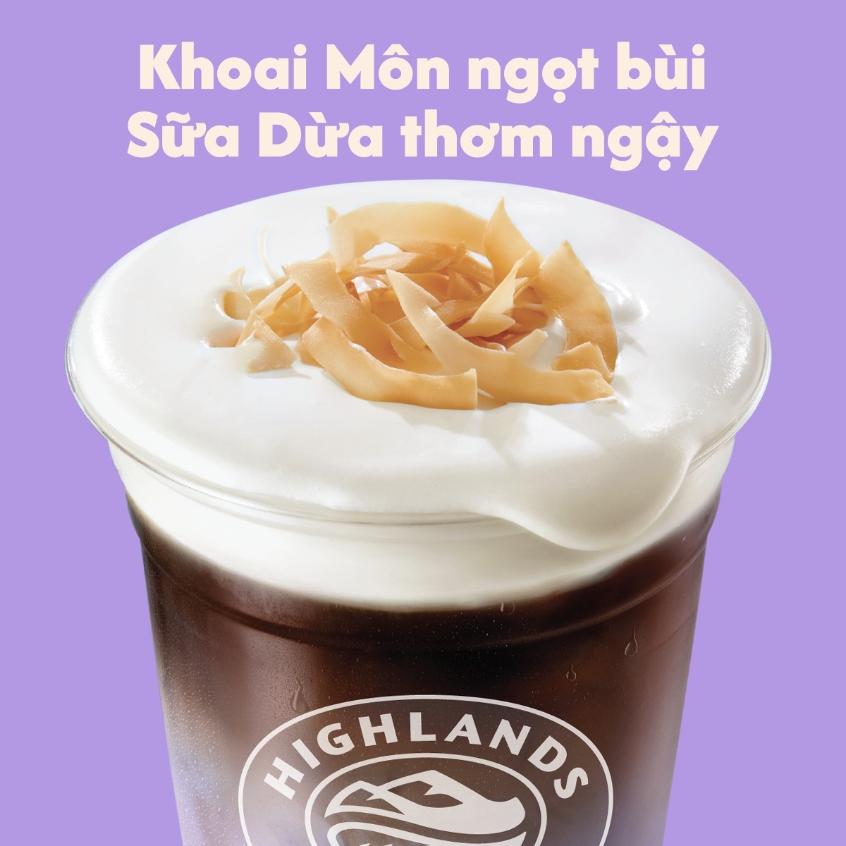 Phindi matcha dâu, Phindi dừa môn, Đồ uống mới Highlands Coffee, Highlands Coffee menu 2025, Phindi mới của Highlands, Phindi ngon nhất