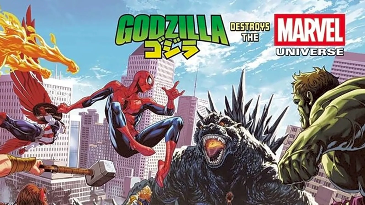 Godzilla Destroys The Marvel Universe, Marvel Godzilla, Truyện tranh Godzilla Marvel, Godzilla tấn công Marvel, Godzilla vs Hulk