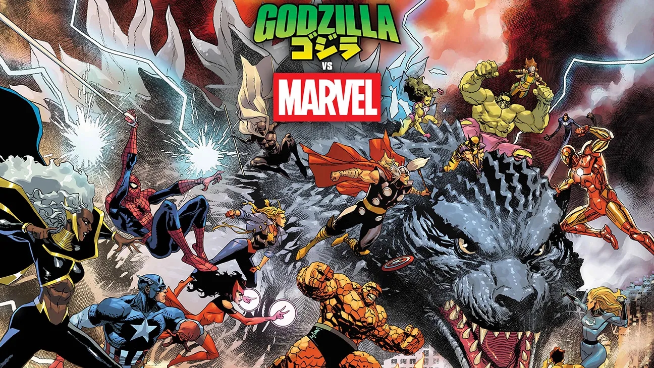 Godzilla Destroys The Marvel Universe, Marvel Godzilla, Truyện tranh Godzilla Marvel, Godzilla tấn công Marvel, Godzilla vs Hulk
