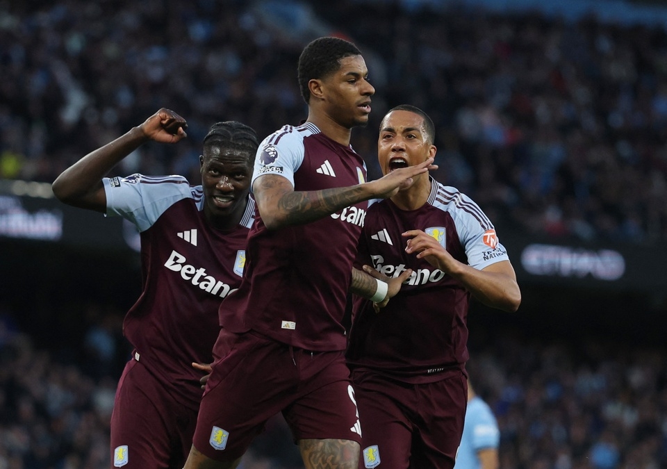 Rashford, Aston Villa, Man City, Premier League, Bàn Thắng Phút 90+4, Matheus Nunes, Jeremy Doku, Kết Quả Man City vs Aston Villa