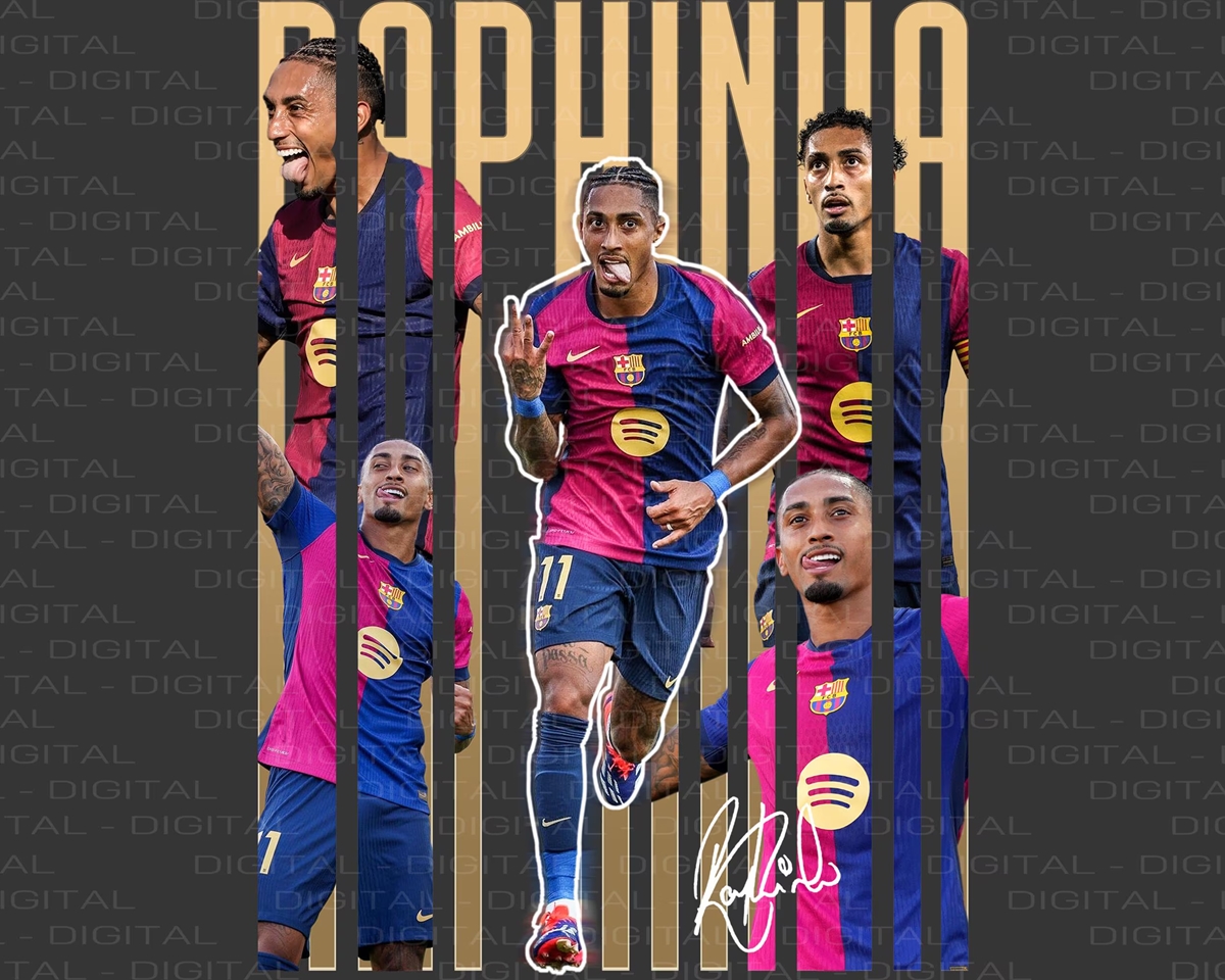 Raphinha, Quả bóng Vàng, Barcelona vô địch Champions League, Raphinha ghi bàn, Hansi Flick