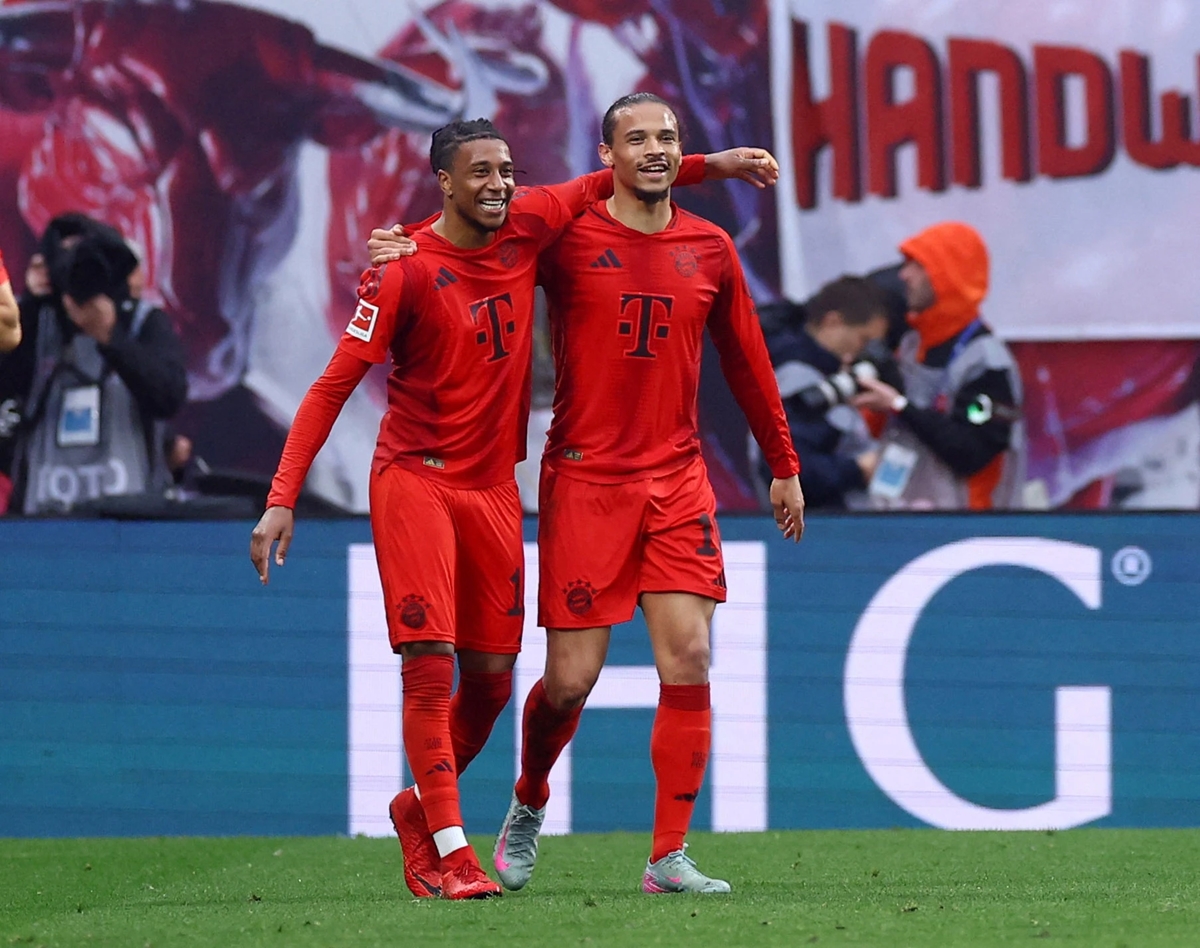 Bayern Munich, Harry Kane, Leipzig, Bundesliga vòng 32, Kompany, Xavi Simons, Leroy Sane, Olise, Dier, Poulsen