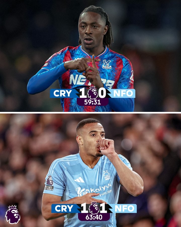 Nottingham Forest, Crystal Palace, Forest hòa Palace, Forest Champions League, kết quả Ngoại hạng Anh