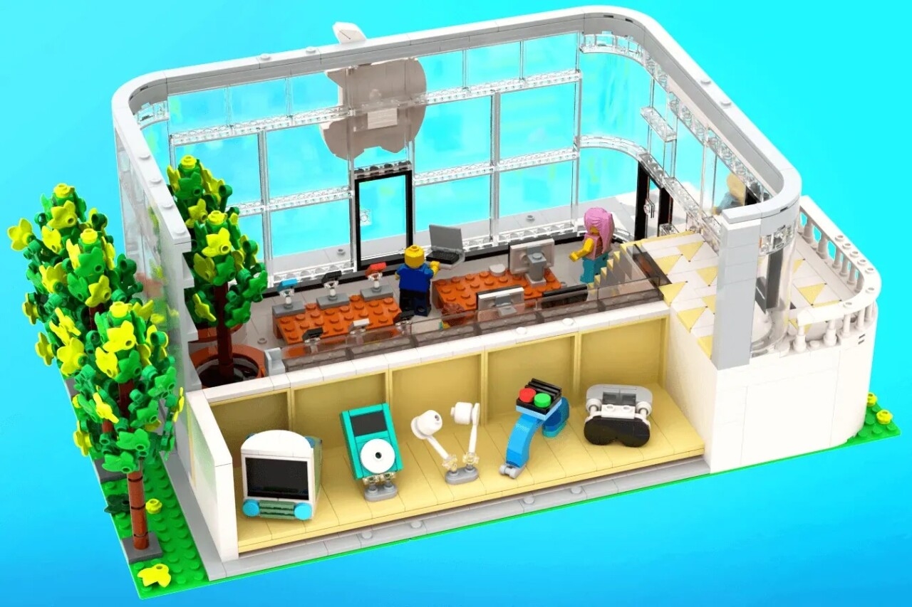 LEGO Apple Store, LEGO Ideas, mô hình fan-made, thiết kế Apple Store, đồ chơi LEGO, sản phẩm Apple bằng LEGO