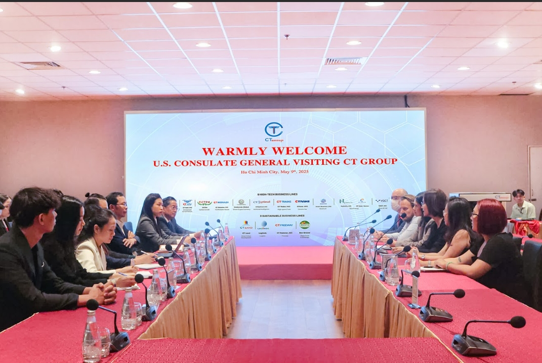 CT Group, Tổng Lãnh sự Hoa Kỳ, công nghệ cao, hợp tác giáo dục, phát triển bền vững