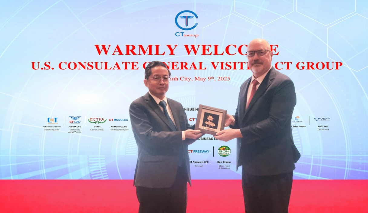 CT Group, Tổng Lãnh sự Hoa Kỳ, công nghệ cao, hợp tác giáo dục, phát triển bền vững
