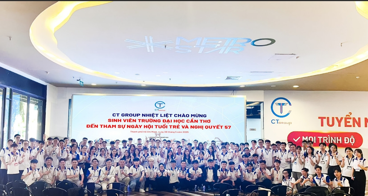 sinh viên Đại học Cần Thơ, CT Innovation Hub, CT Group, công nghệ 4.0, Ngày hội Tuổi trẻ, Nghị quyết 57, cơ hội việc làm
