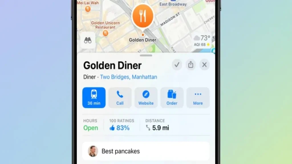 Apple Maps, Google Maps, iOS 18, ghi chú bản đồ, tính năng mới Apple, ứng dụng bản đồ, định vị iPhone