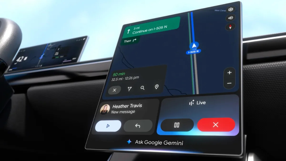 Google, Gemini, Android Auto, trí tuệ nhân tạo, xe hơi thông minh, Google Built-In