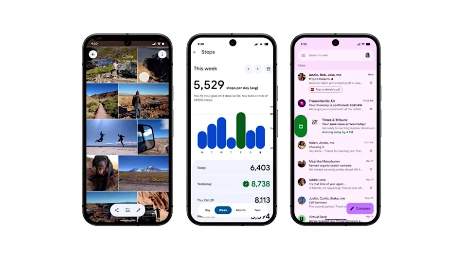 Google I/O 2025, Android 16, Gemini AI, Material 3 Expressive, bảo mật Android, Find Hub