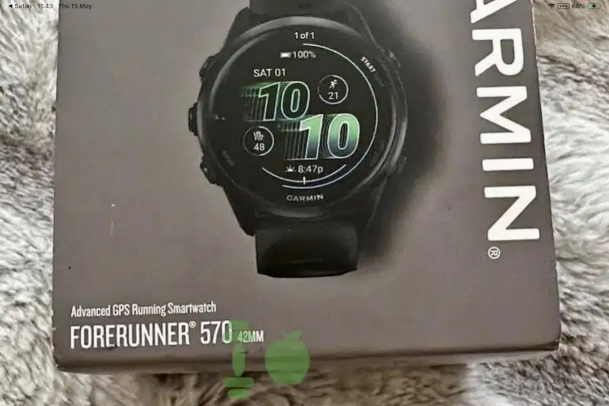 Garmin Forerunner 570, đồng hồ chạy bộ Garmin, smartwatch Garmin mới, rò rỉ Forerunner 570