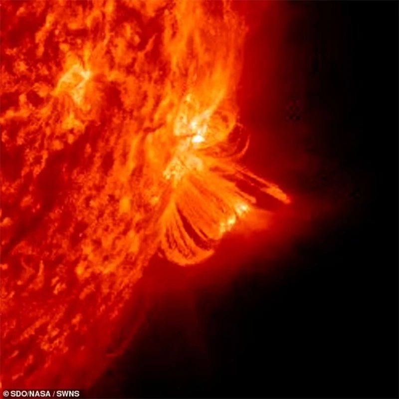 Bão Mặt trời, CME, NASA, bức xạ không gian, mất điện, từ trường Trái Đất, tia X-class