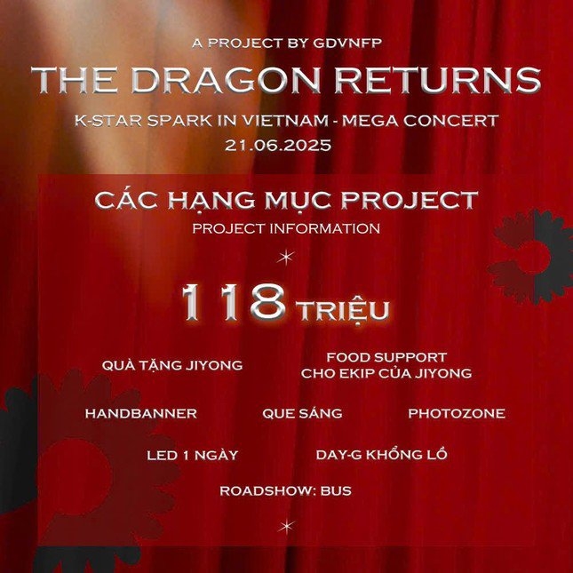 G-Dragon, fan Việt Nam, concert K-Pop, kêu gọi quỹ, VPBank K-Star Spark