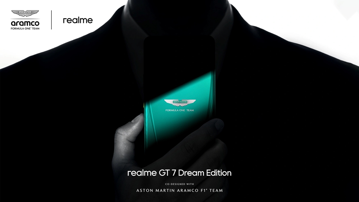 Realme GT 7, Fernando Alonso, Realme Aston Martin, điện thoại Realme mới, Dream Edition GT 7