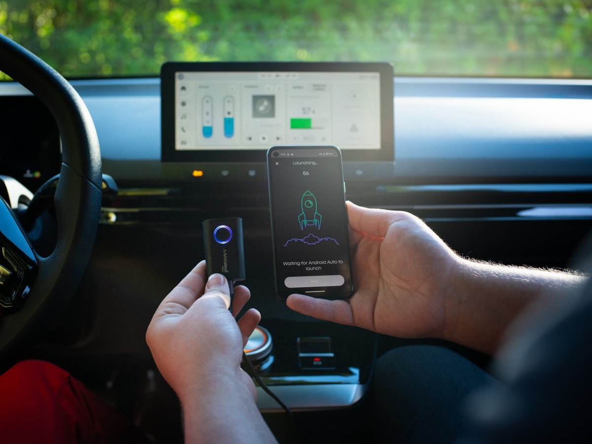 AAWireless TWO+, thiết bị CarPlay không dây, Android Auto không dây, kết nối không dây ô tô, phụ kiện ô tô thông minh