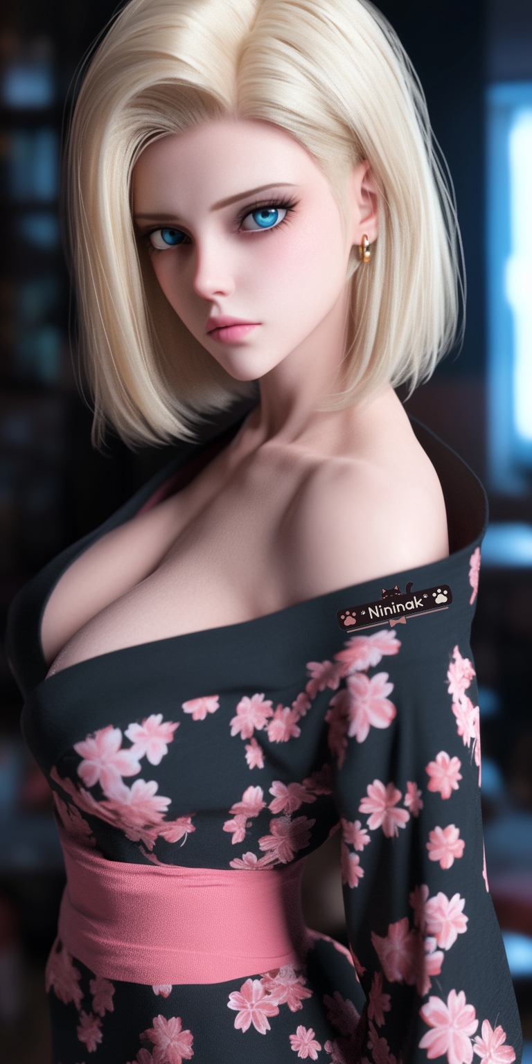 Android 18, Dragon Ball, AI, ảnh siêu thực, fan Dragon Ball