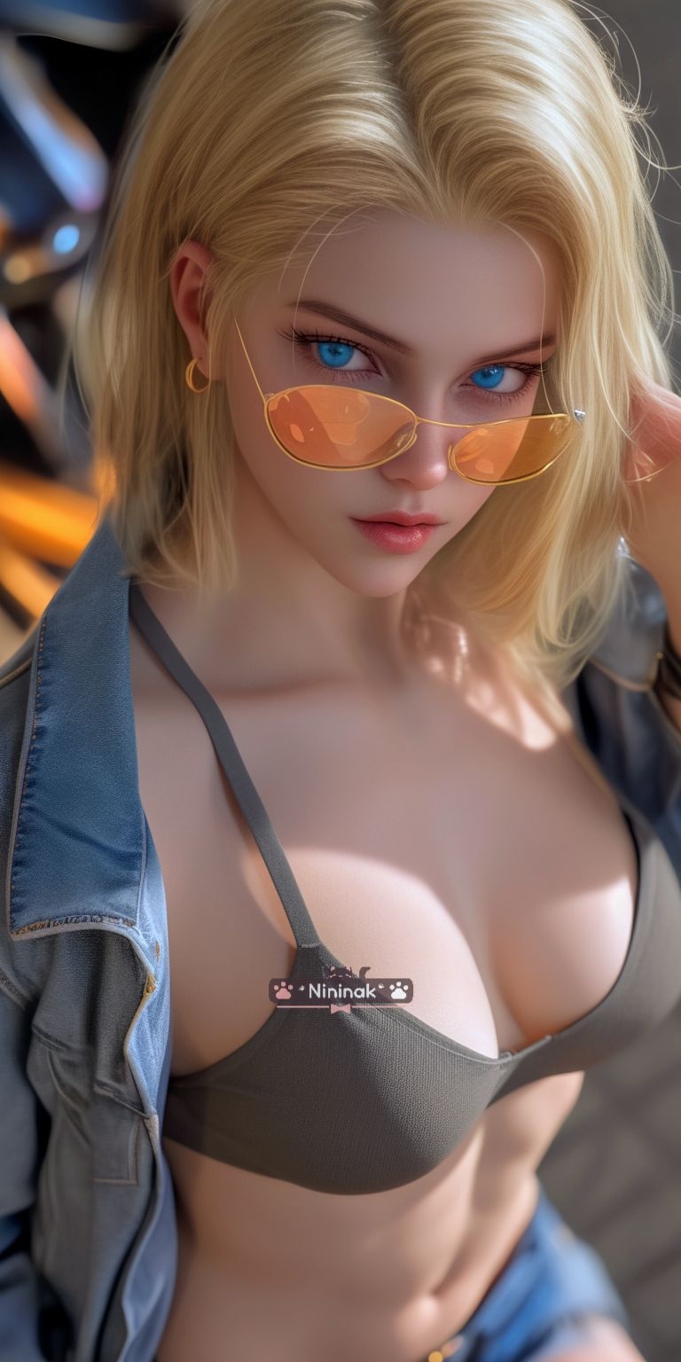 Android 18, Dragon Ball, AI, ảnh siêu thực, fan Dragon Ball