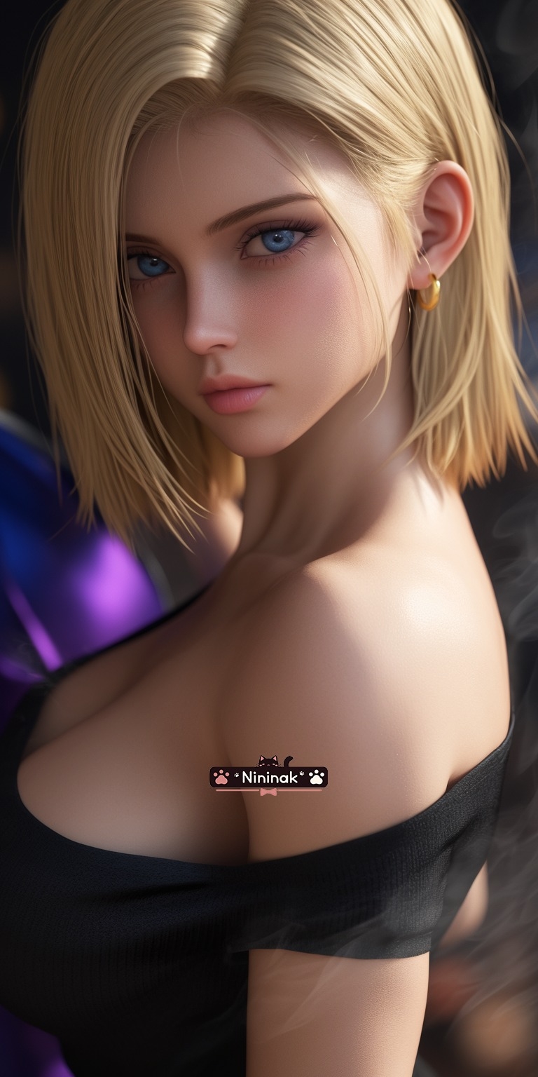Android 18, Dragon Ball, AI, ảnh siêu thực, fan Dragon Ball
