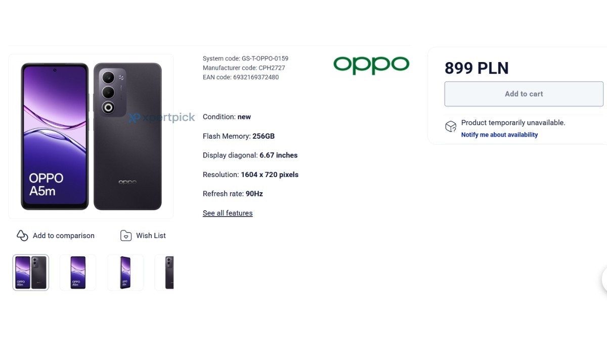 Oppo A5m, cấu hình Oppo A5m, giá Oppo A5m, điện thoại Oppo 2025, smartphone giá rẻ