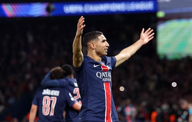 Hakimi, PSG, Champions League, hậu vệ phải, Inter Milan, bàn thắng, lịch sử bóng đá