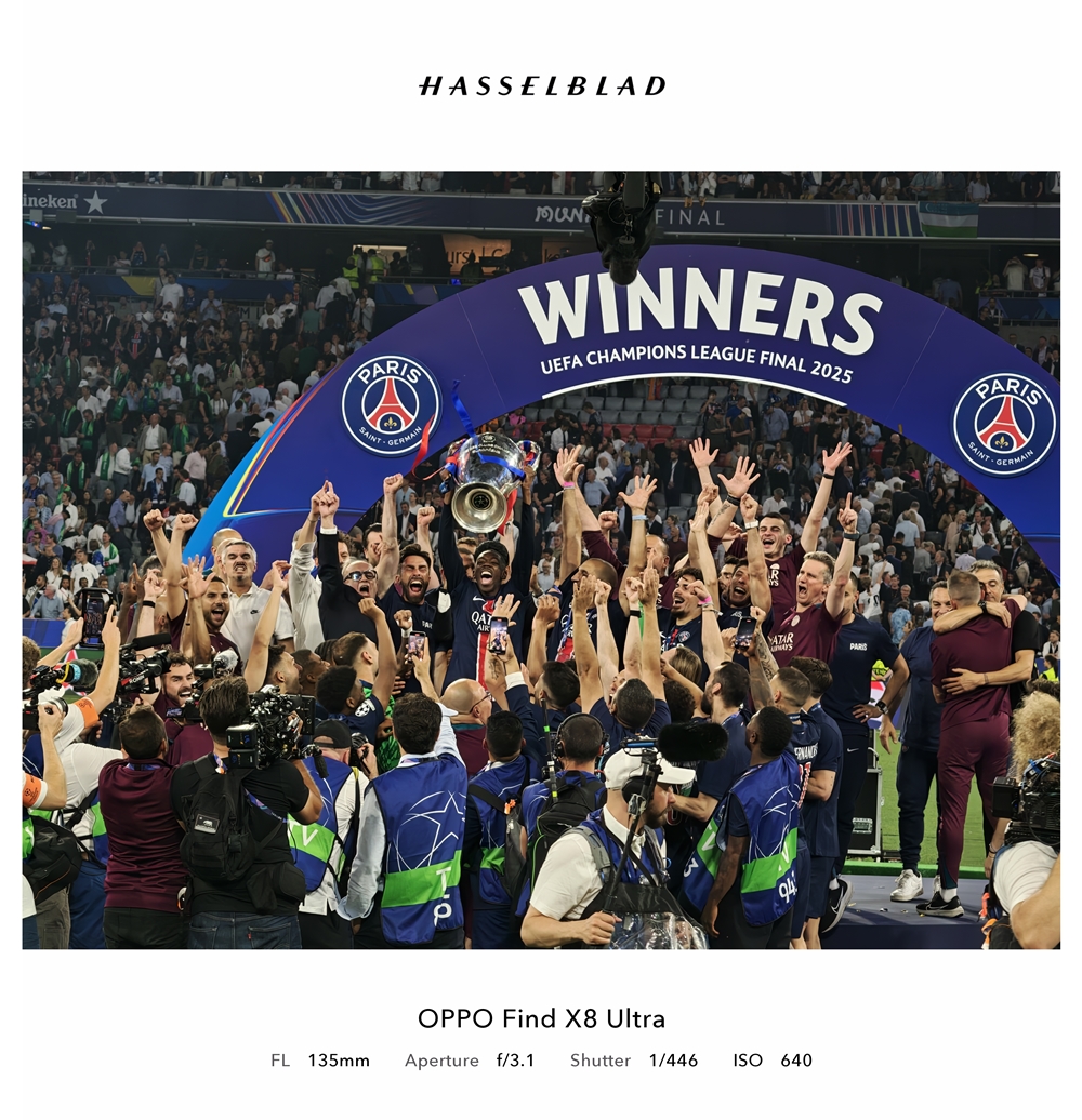 Oppo, Champions League, Oppo Find X8 Ultra, AI camera, công nghệ AI Oppo