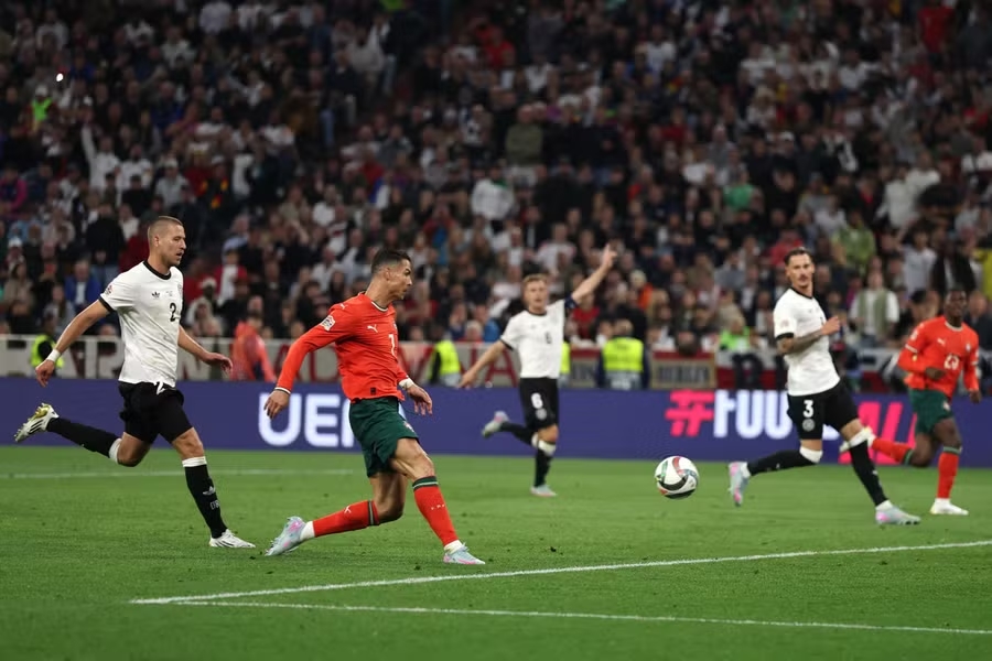 Ronaldo, Bồ Đào Nha, Đức, Nations League, bàn thắng quyết định, chung kết Nations League, Cristiano Ronaldo
