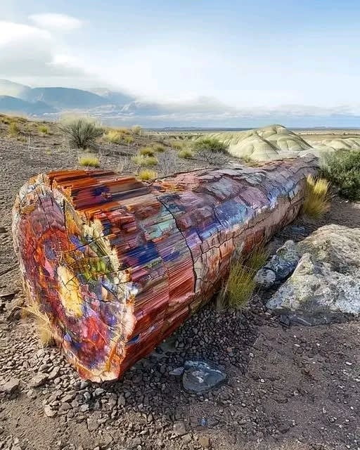 Gỗ hóa thạch, quá trình hóa thạch, Petrified Forest, cây thành đá