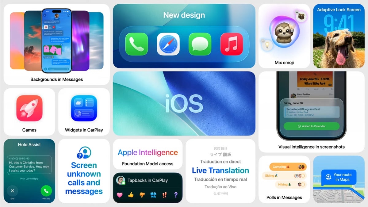 iOS 26, Liquid Glass, Apple, iPhone Xs, iPhone XR, cập nhật iOS mới