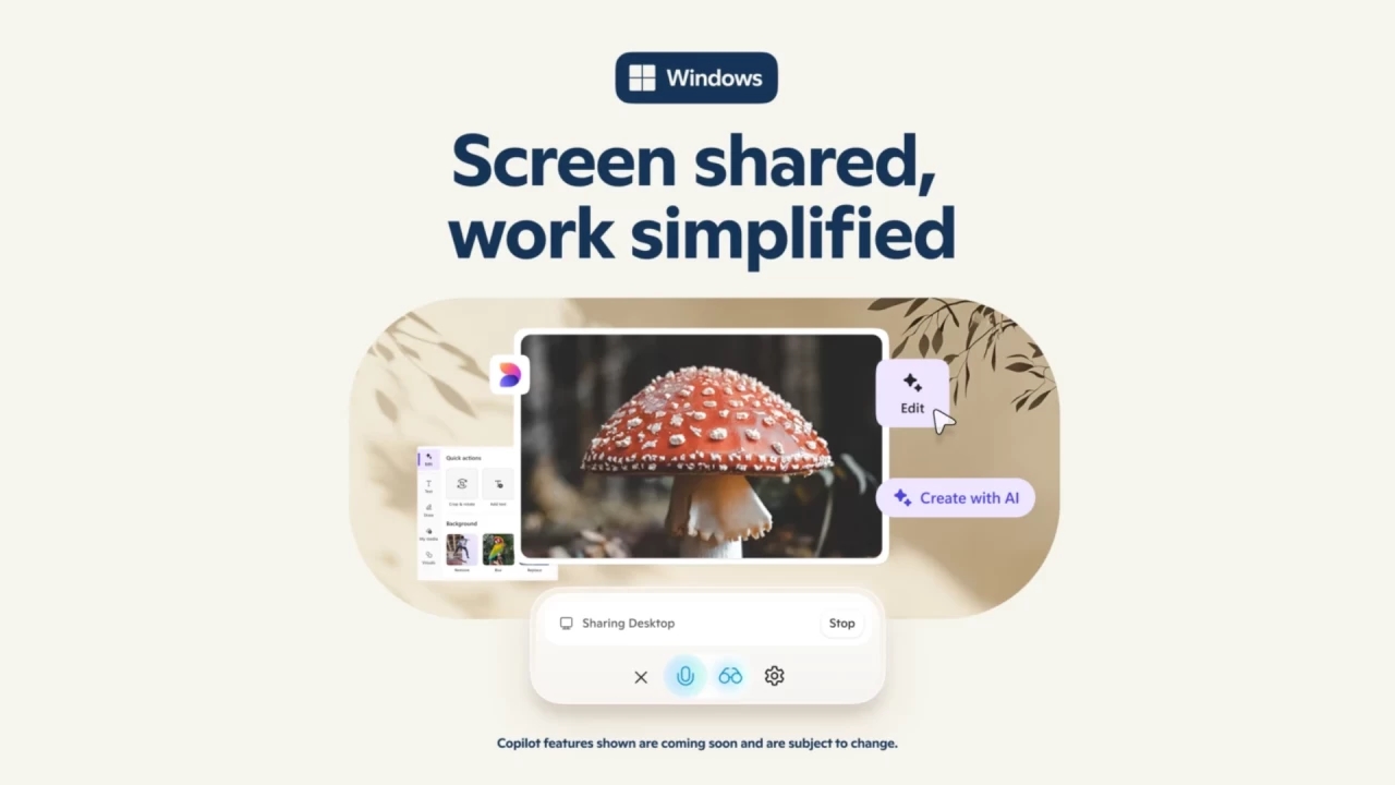 Copilot Vision, Microsoft Windows, AI nhìn màn hình, tính năng Highlights, Copilot Windows 11