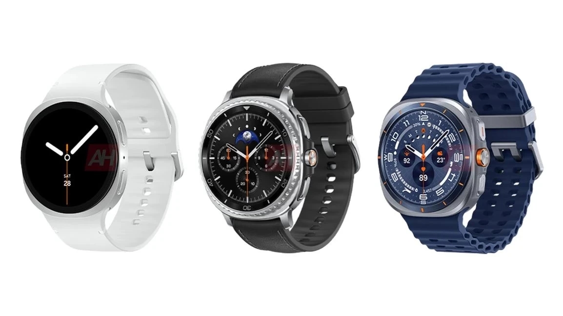 Galaxy Watch8, Galaxy Watch Ultra, thiết kế squircle, đồng hồ Samsung mới, Galaxy Watch 2025