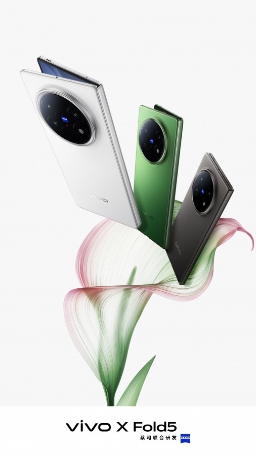 vivo X Fold5, điện thoại gập, điện thoại mỏng nhẹ, pin 6000mAh, Apple ecosystem