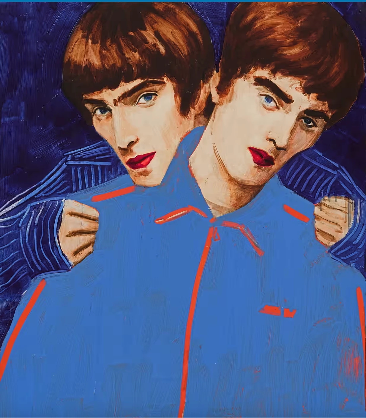 Tranh Gallagher, Liam Gallagher, Noel Gallagher, tranh đấu giá, Oasis tái hợp, Sotheby’s, Britpop, Elizabeth Peyton