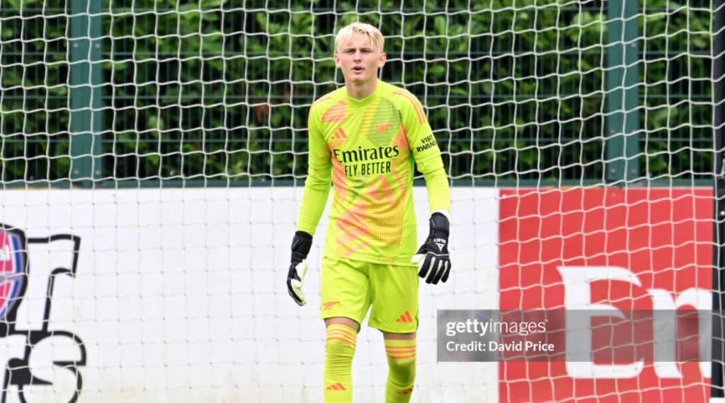 Lucas Nygaard, thủ môn Arsenal, cầu thủ trẻ Arsenal, cho mượn, bóng đá Đan Mạch, Euro U19, Arsenal chuyển nhượng
