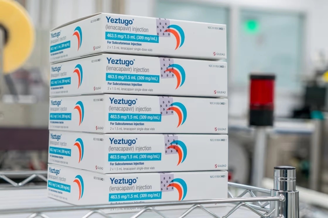 Yeztugo, lenacapavir, thuốc tiêm ngừa HIV, FDA, Gilead Sciences, HIV, PrEP