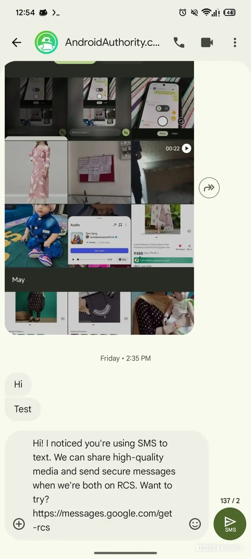 Google Messages, RCS, nhắn tin Android, Google, SMS, tính năng mới Google Messages