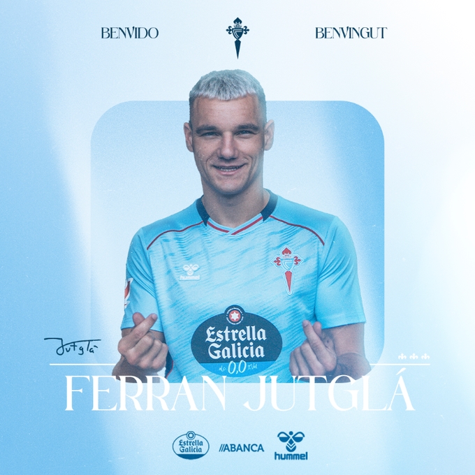 Ferran Jutgla, Celta Vigo, Club Brugge, chuyển nhượng La Liga, tiền đạo Tây Ban Nha
