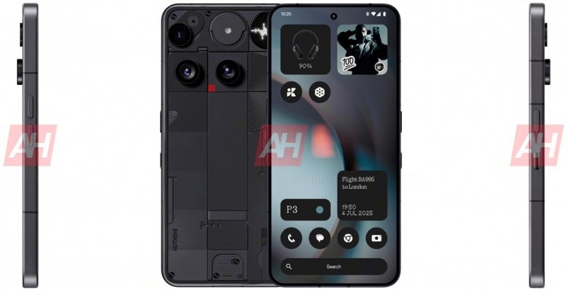 Nothing Phone 3, Nothing, smartphone, Snapdragon 8s Gen 4, camera 50MP, ảnh render, Nothing Phone 3 ra mắt