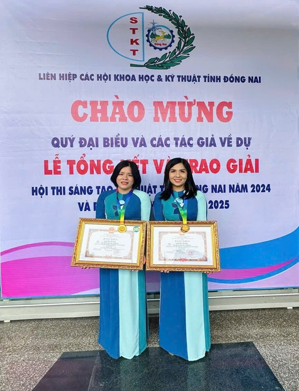 Trần Thị Thu Hằng, Nguyễn Phạm Thuý Hạnh, giáo dục địa phương, dạy học dự án, Đồng Nai, giáo viên sáng tạo, hội thi sáng tạo kỹ thuật, STEAM