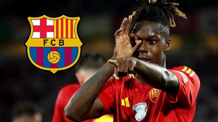Barcelona chốt hạn mua Nico Williams