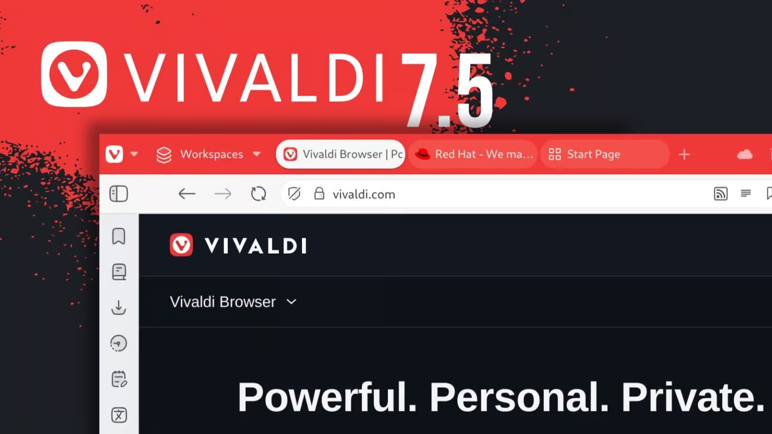 Vivaldi 7.5 thêm màu sắc cho trình duyệt