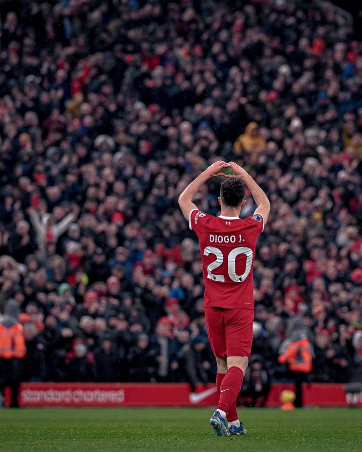 Diogo Jota, Liverpool, treo áo số 20, Liverpool Jota, cầu thủ qua đời